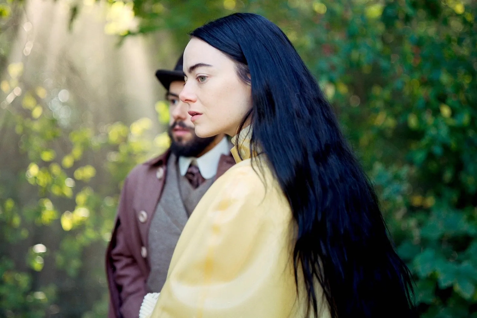 mma Stone and Ramy Youssef star in 'Poor Things,' premiering at the 2023 Venice Film Festival.