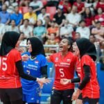 Atlit Voli Putri Timnas Raih Gelar Individu di SEA V League 2023 Timnas voli putri Indonesia finis ketiga Leg I SEA V League 2023 (dok.PBVSI)