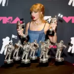 Taylor Swift Cetak Sejarah Di MTV Video Music Award 2023 Taylor Swift is seen backstage during the 2023 MTV Video Music Awards at Prudential Center. (Photo by Kevin Mazur/Getty Images for MTV)