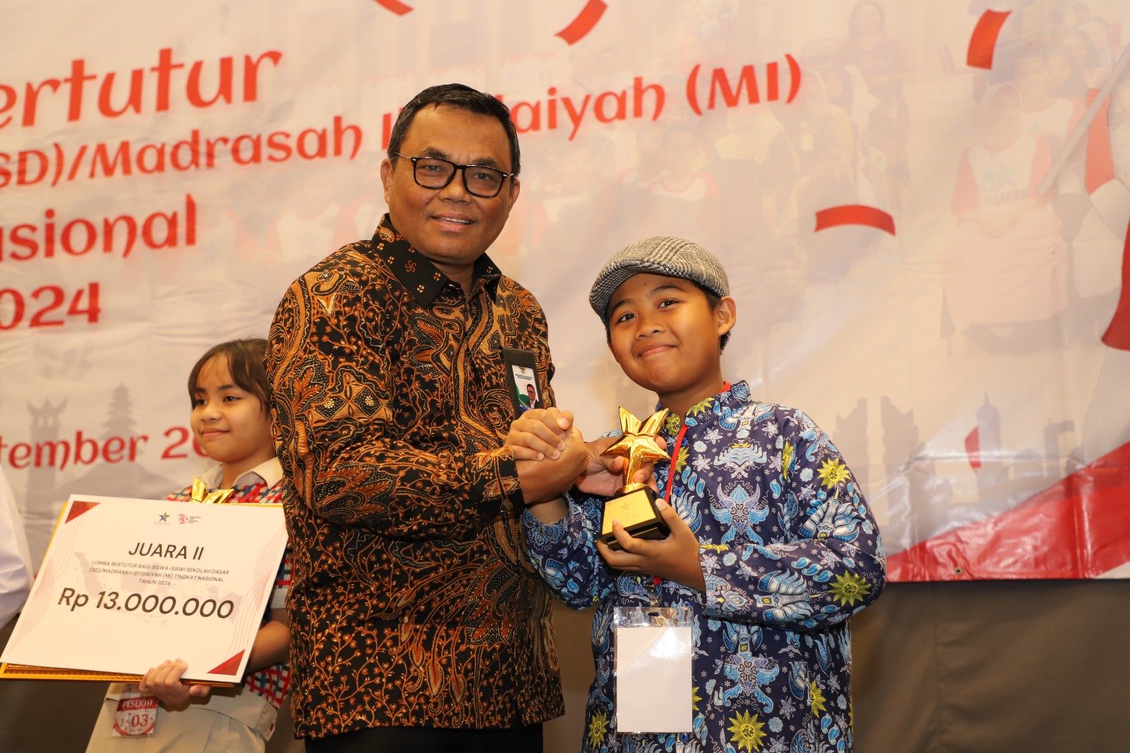 Altaf Juara 1 Lomba Bertutur Perpusnas dok. Perpusnas