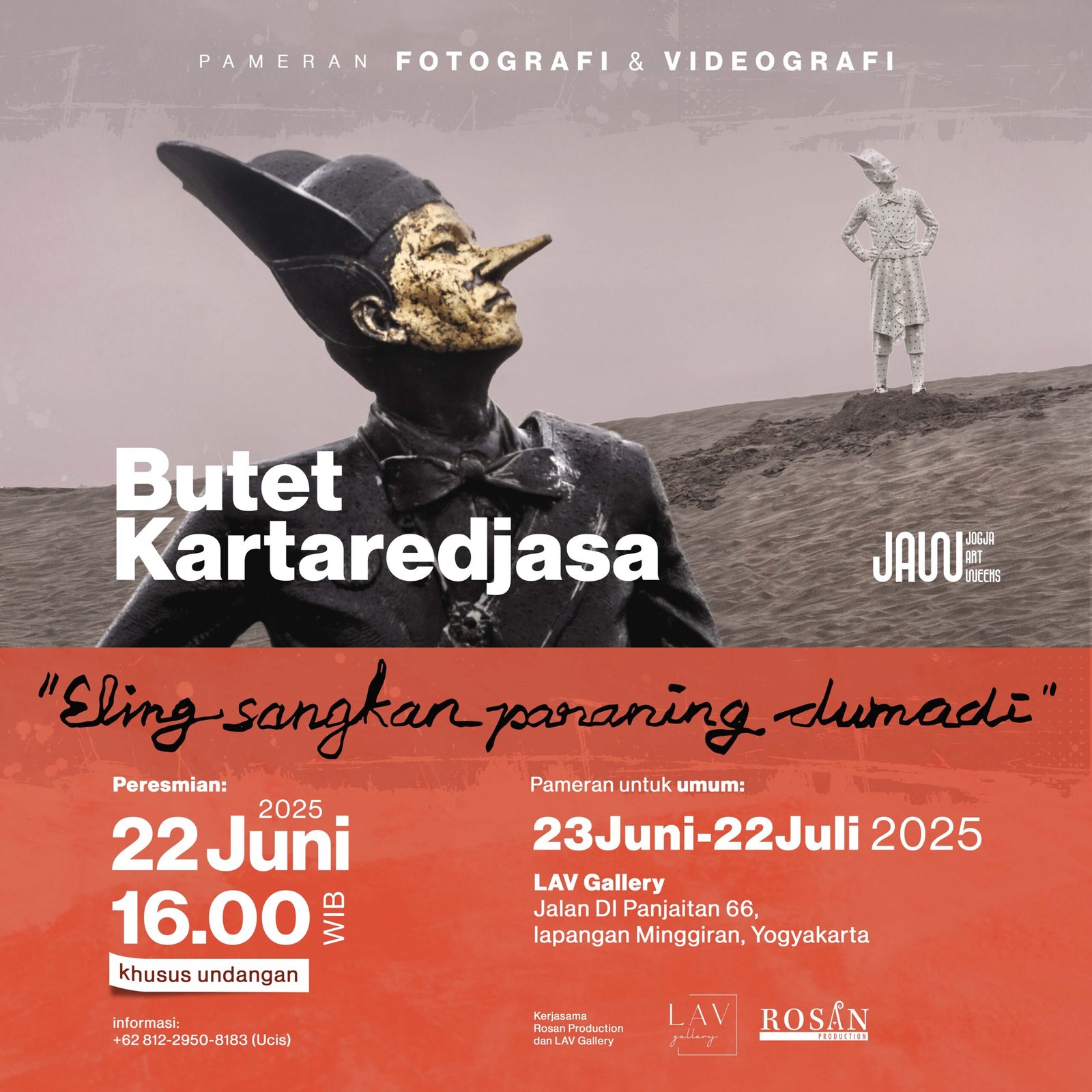 Butet Kartaredjasa gelar pameran fotografi dan videografi di LAV Galery