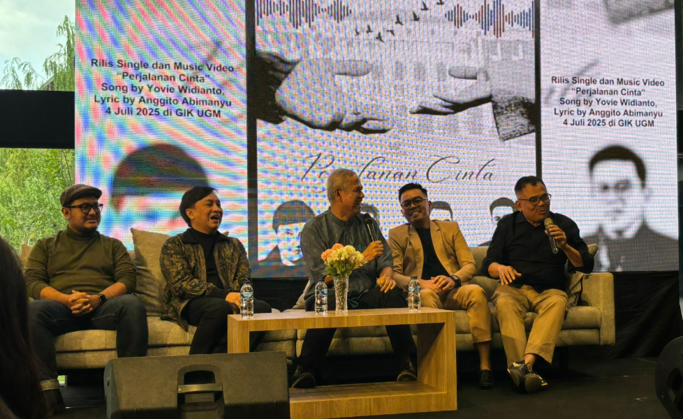 konferensi press peluncuran lagu baru Anggito Abimanyu "Perjalanan Cinta"