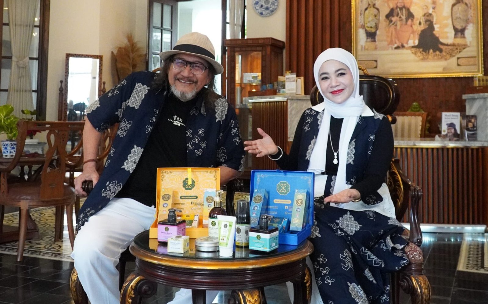 Babe Bambang Pranoto dan Ibu Riva saat di Clemie Huis Guest House Yoygakarta