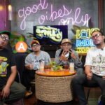 Dj Paws & Bacill saat ngobrol bareng Ari Ugoki dan Rendy Barley &Barrel