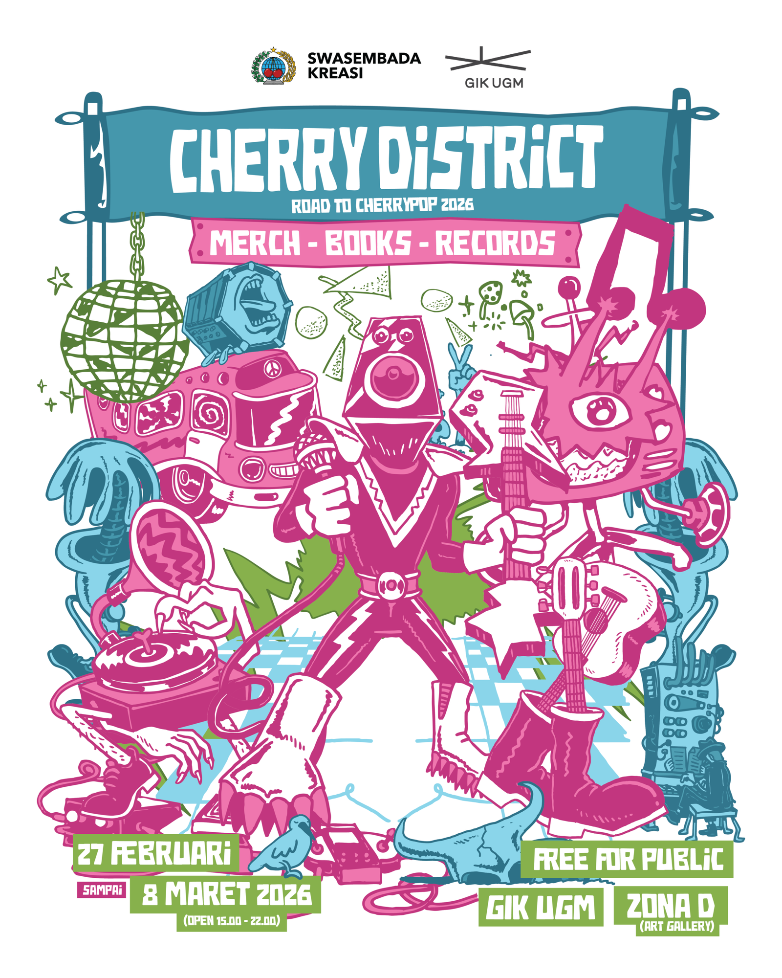 Poster Cherry District 2026