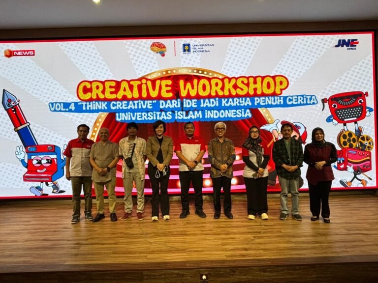 JNE Gelar Creative Workshop “Think Creative” di Universitas Islam Indonesia Yogyakarta